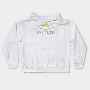 I'm So Eggcited! Kids Hoodie